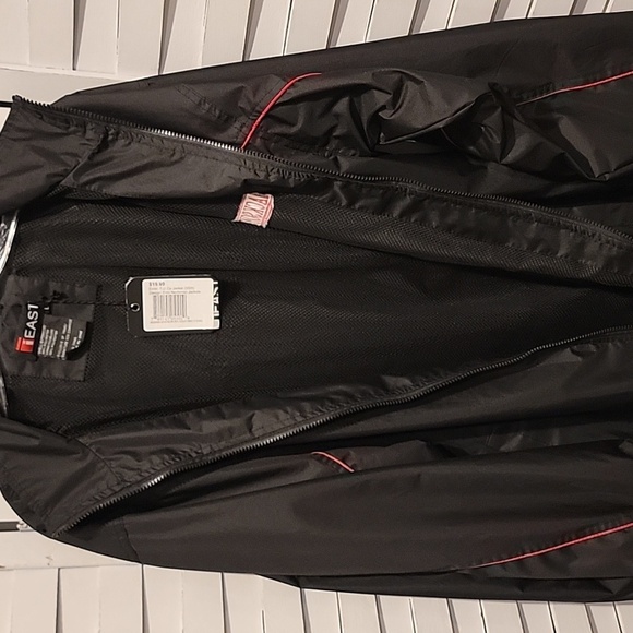 NWT I East‎ Jacksonville North Carolina Red And Black Windbreaker Jacket Large - Picture 8 of 8